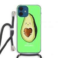 Avocuddle: iPhone 12 mini Transparant Hoesje met koord