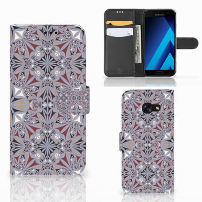 Samsung Galaxy A5 2017 | Bookcase | Flower Tiles