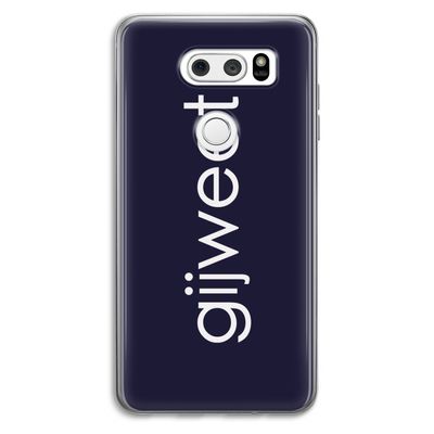 Gijweet: LG V30 Transparant Hoesje
