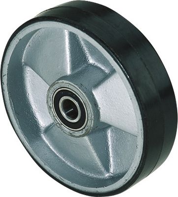 Promat Stuurwiel | polyurethaan naaf-L. 50 mm wiel-B. 50 mm | wiel-d. 194mm alu.-gietijzeren velgen | v.palletwagen PROMAT t. bouwjaar 10/2014 |