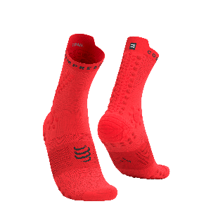 Compressport Pro racing socks v4.0 trail - ROOD - Unisex