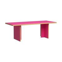 HKliving Dining Table eettafel 220x90 cm Raspberry