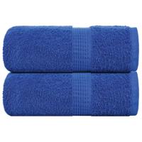 VidaXL Gastendoekjes 2 st 30x50 cm 360 g/m² 100% katoen blauw VidaXL Gastendoekjes 2 st 30x50 cm 360 g/m² 100% katoen blauw