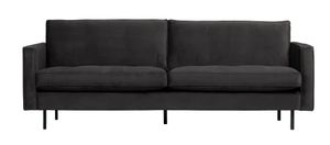 WOOOD Bank 'Rodeo' 2,5-zits, Velvet, kleur Antraciet