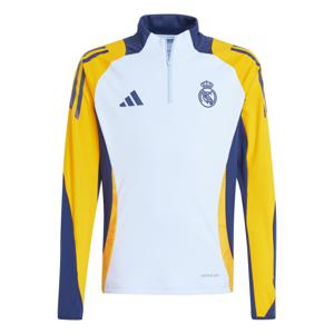 adidas Real Madrid Trainingstrui 1/4-Zip 2024-2025 Kids Lichtblauw Donkerblauw Oranje