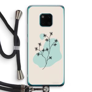 Love your petals: Huawei Mate 20 Pro Transparant Hoesje met koord