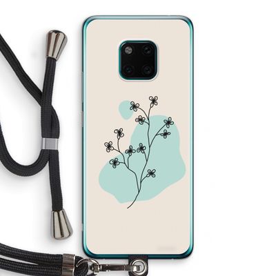Love your petals: Huawei Mate 20 Pro Transparant Hoesje met koord
