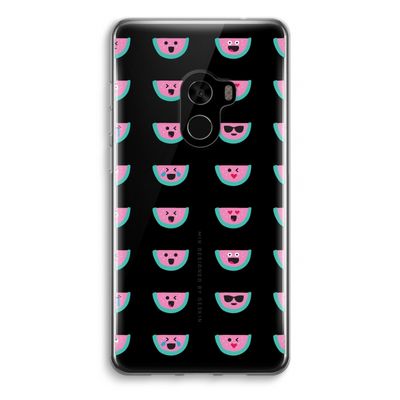 Smiley watermeloenprint: Xiaomi Mi Mix 2 Transparant Hoesje