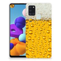 Samsung Galaxy A21s Siliconen Case Bier