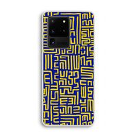 Majorelle Blue Print: Samsung Galaxy S20 Ultra Transparant Hoesje