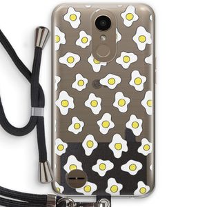 Spiegeleitjes: LG K10 (2017) Transparant Hoesje met koord