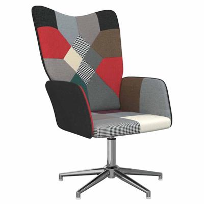 Relaxstoel patchwork stof