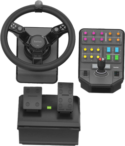 Logitech G G Heavy Equipment Bundle Farm Sim Controller Zwart USB Stuurwiel + pedalen Analoog/digitaal PC