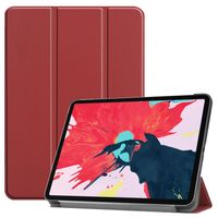 3-Vouw sleepcover hoes - iPad Pro 11 inch (2020) - Bordeaux Rood - thumbnail
