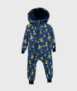 Waterproof Softshell Overall Comfy Ducks Jumpsuit