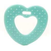 Bijtring Hart met noppen 2 st. - thumbnail