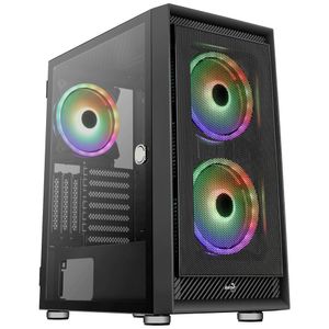 AeroCool Graphite V3 Midi-tower PC-behuizing Zwart