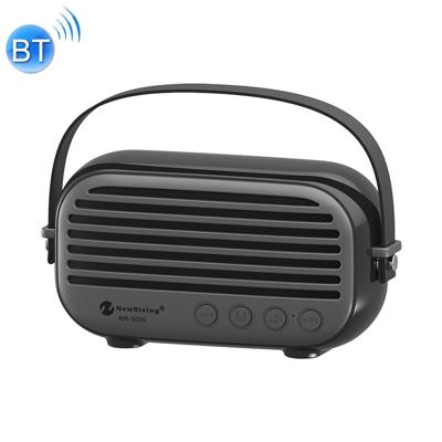 NewRixing NR-3000 stijlvolle huishoudelijke Bluetooth Speaker met Hands-Free Call-functie ondersteuning TF-kaart & USB & FM & AUX (zwart)
