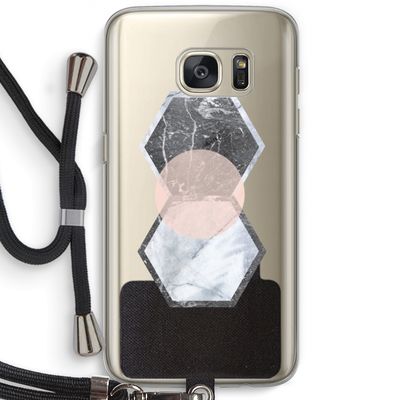 Creatieve toets: Samsung Galaxy S7 Transparant Hoesje met koord