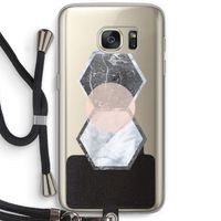 Creatieve toets: Samsung Galaxy S7 Transparant Hoesje met koord