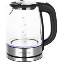 EMERIO WK-119988.7 Waterkoker Snoerloos Aantal/Volume: 1.7 l Zwart, RVS