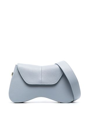 Elleme sac porté épaule Space en cuir - Gris