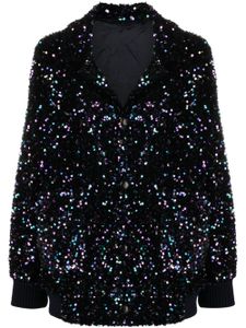 Blazé Milano veste bomber Aileen Chabo brodée de sequins - Noir