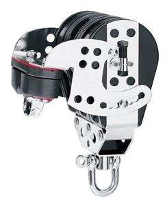 Harken Mr 76mm 3-schijfsratelblok Met Klem Stuurboord Default