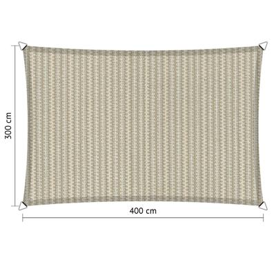 Rechthoek 3,00x4,00 m Sahara Sand - Shadow comfort