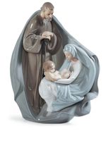 Lladró figurine Birth of Jesus en porcelaine (28 cm) - Bleu - thumbnail