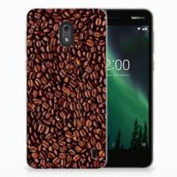 Nokia 2 | Siliconen Case | Koffiebonen