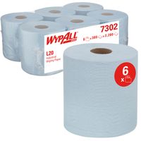 Poetsrol WypAll L20 2-laags 18,3cmx144m 380vel blauw 7302