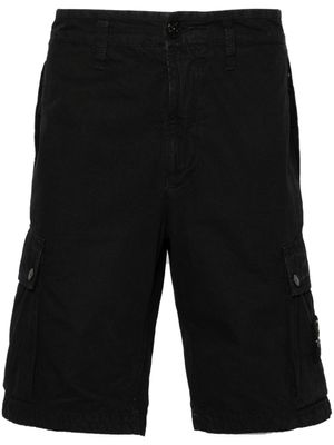 Stone Island short en coton à poches cargo - Bleu
