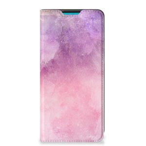 Bookcase Samsung Galaxy A73 Pink Purple Paint