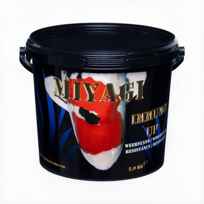 Miyagi Immuno Up 6000gr - Omega-Rijk Voer voor Gezonde Vijvervissen met Vitaminen