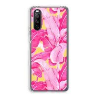 Pink Banana: Sony Xperia 10 III Transparant Hoesje