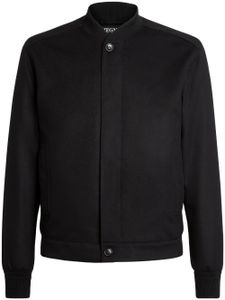 Zegna Elements Oasi cashmere bomber jacket - Noir