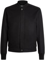 Zegna veste bomber Oasi en cachemire - Noir