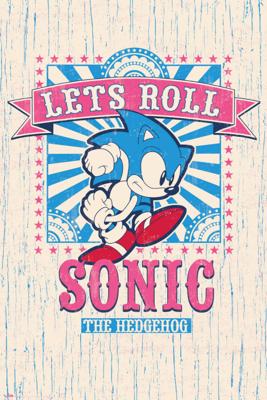 Poster Sonic Lets Roll 61x91,5cm
