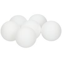 Pingpongballen - 6x stuks - wit - 4 cm - tafeltennis balletjes