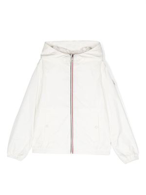 Moncler Enfant veste à bords contrastants - Blanc