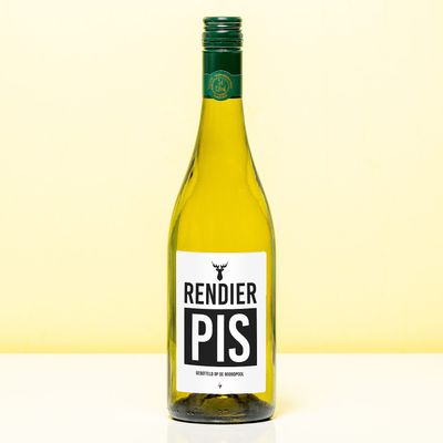Wijnfles Rendier pis