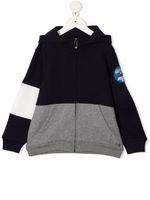Il Gufo hoodie à fermeture zippée - Bleu