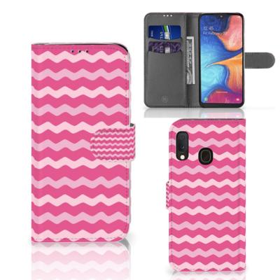 Samsung Galaxy A20e | Telefoon Hoesje | Waves Pink