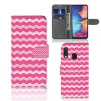 Samsung Galaxy A20e | Telefoon Hoesje | Waves Pink