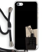 Musketon Painter: iPhone 5 / 5S / SE Transparant Hoesje met koord