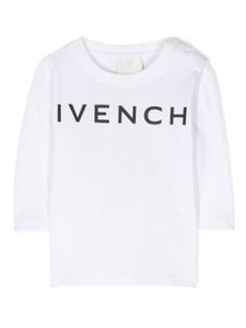 Givenchy Kids t-shirt en coton à logo imprimé - Blanc