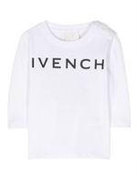 Givenchy Kids logo-print cotton T-shirt - Blanc