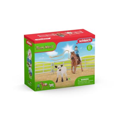 Schleich Farm World Team Roping met Cowgirl