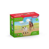 Schleich Farm World Team Roping met Cowgirl Schleich Farm World Team Roping met Cowgirl